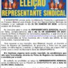 EDITAL DE ELEIÇÃO PARA REPRESENTANTE SINDICAL GESTÃO 2025